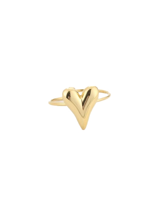 RING MET HART GOUD