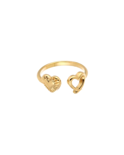 Gossip JE19443 RING DUBBELE HARTJES