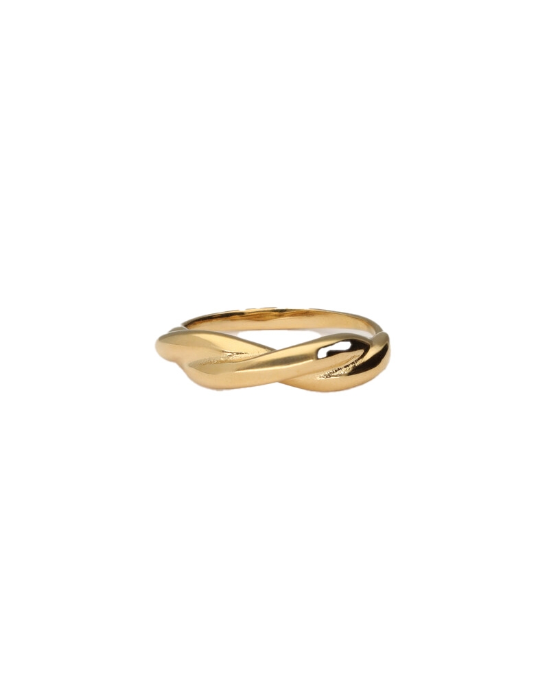 BOLD RING MET TWIST