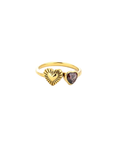 Gossip JE19442 RING DUBBEL HART