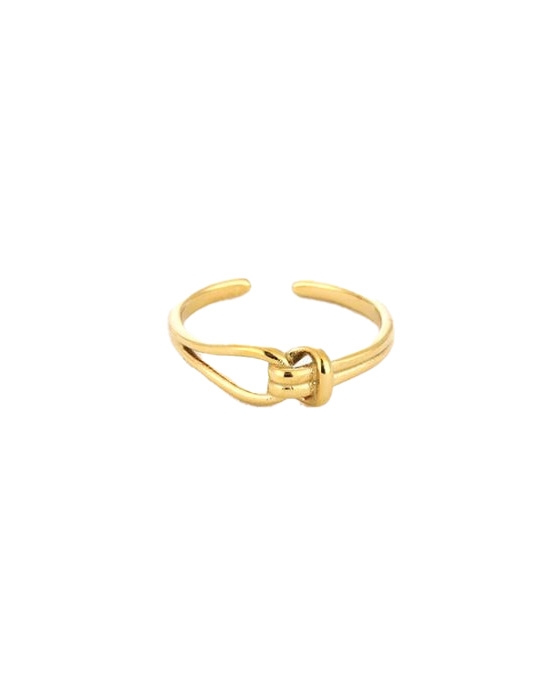 RING MET KNOOP GOUD