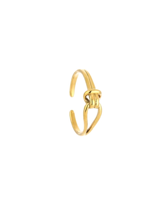RING MET KNOOP GOUD
