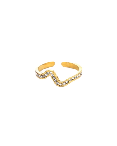 Gossip JE19526 ZIRKONIA RING WAVY