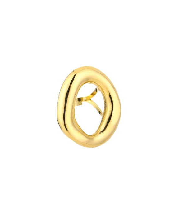 RING OVAAL GOUD