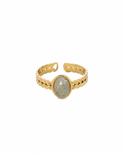Gossip JE17274 GEVLOCHTEN RING MET STEEN