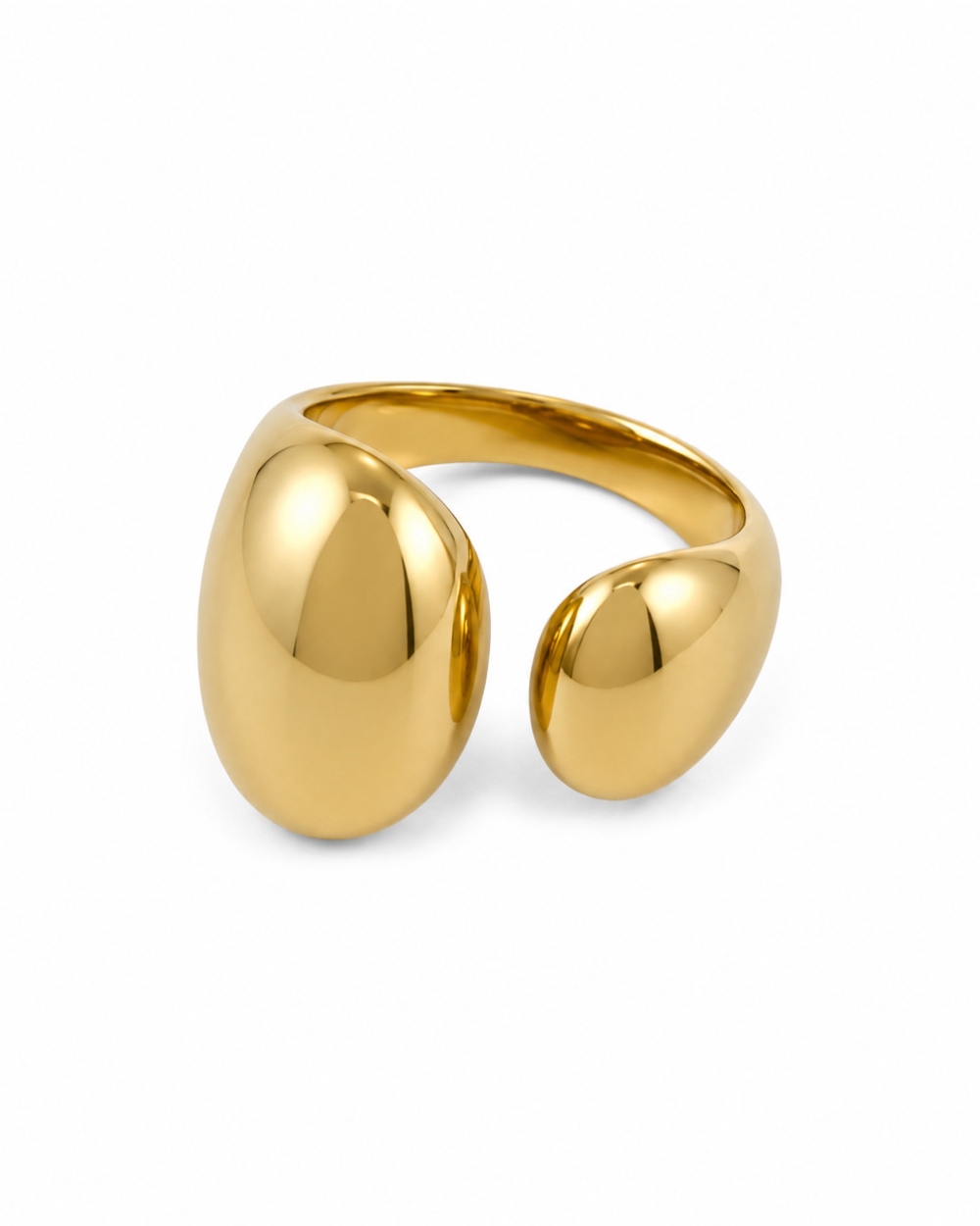 BOLD RING CHUNKY GOUD