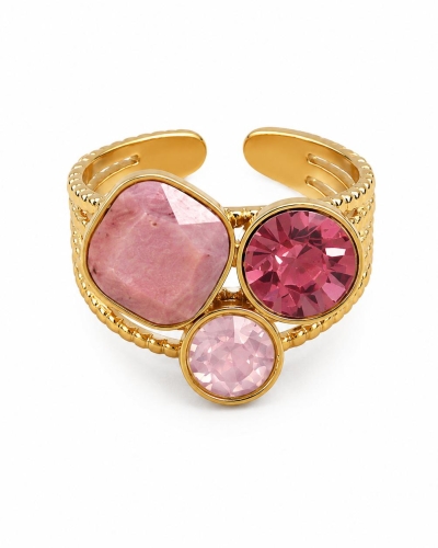 Gossip the Label JZ-1050 DRIE STENEN RING