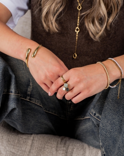 Gossip the Label JZ-1050 DRIE STENEN RING
