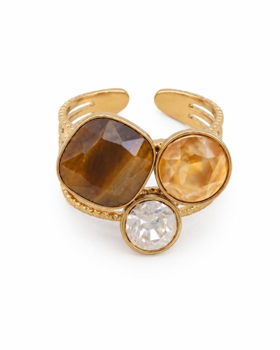 Gossip the Label JZ-1050 DRIE STENEN RING
