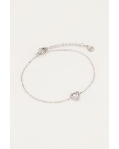 HART ARMBAND ZILVER | MY JEWELLERY