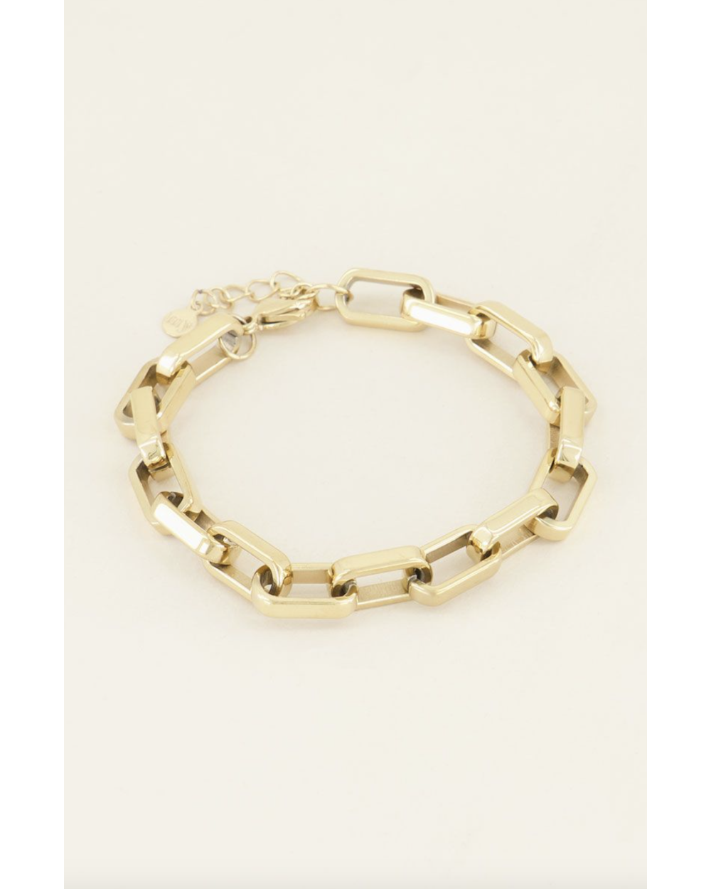 GROVE SCHAKELARMBAND19+3CM