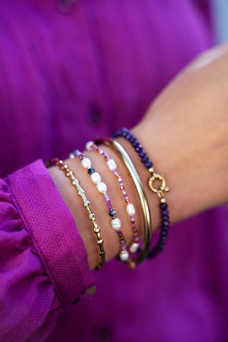 MIX BANGLE BOLLETJES GOUD