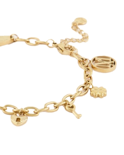 LOVE LIFE ARMBAND GOUD