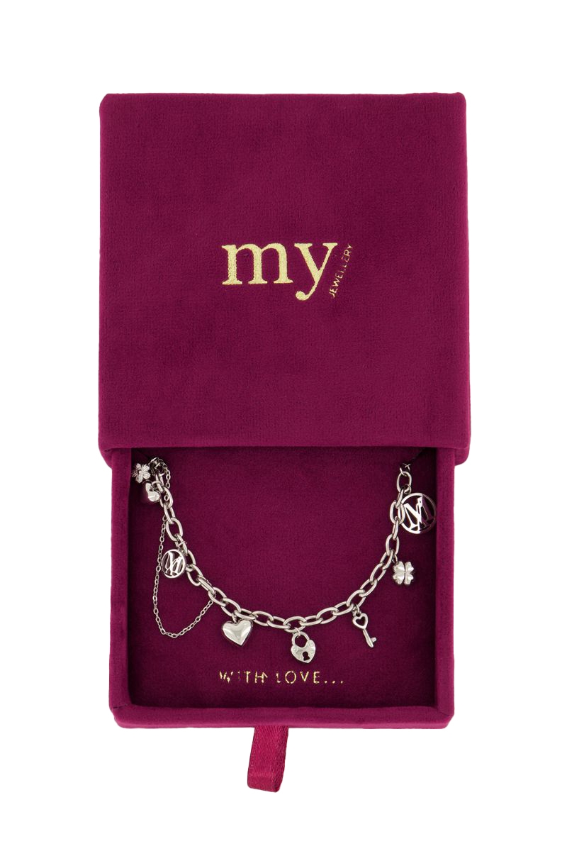 LOVE LIFE ARMBAND ZILVER 