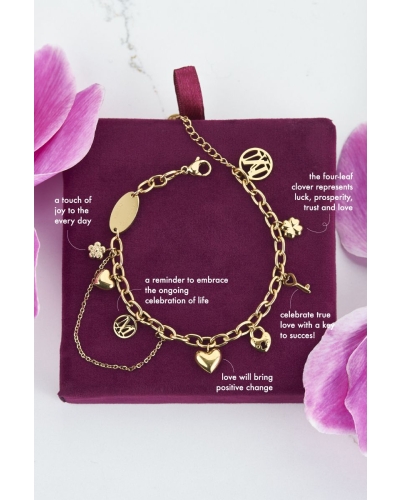 LOVE LIFE ARMBAND ZILVER 