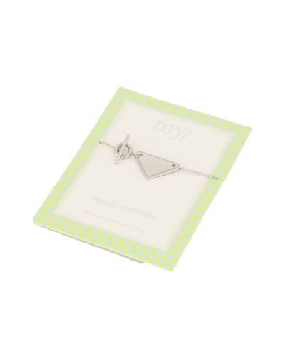 My Jewellery Candy couture armband My Jewellery logo zilver