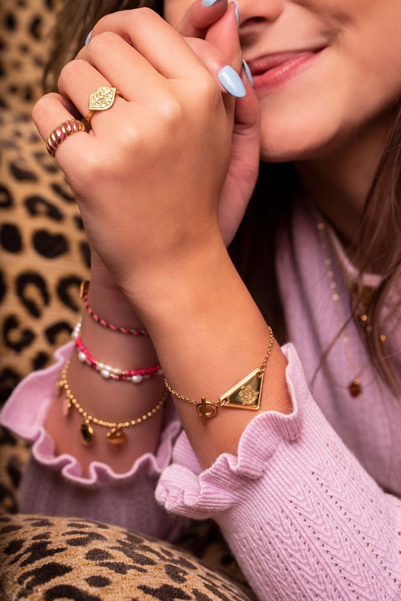 Candy couture armband My Jewellery logo goud