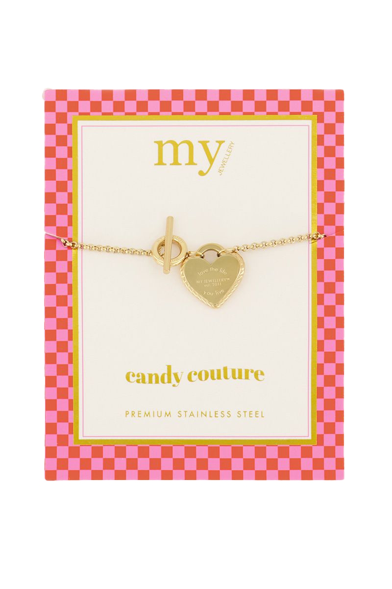 Candy couture armband très belle goud
