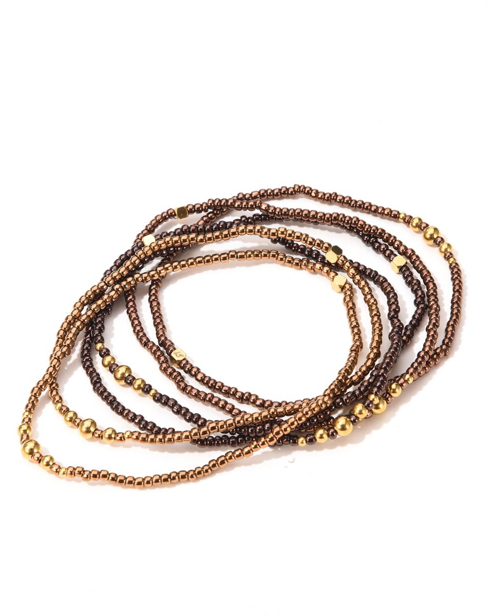 Gossip ARMBANDEN SET MIYUKI Brons