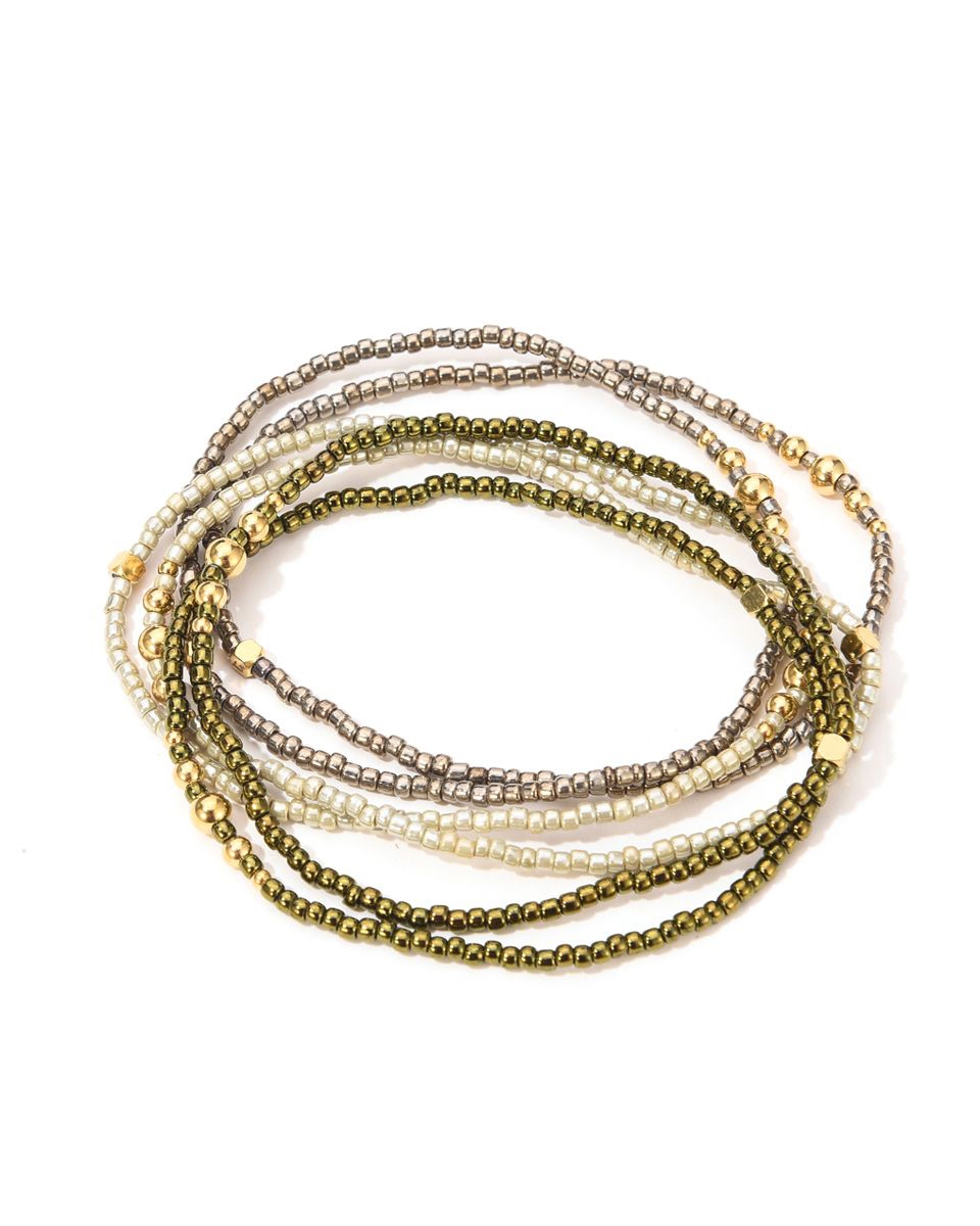Gossip ARMBANDEN SET MIYUKI Taupe