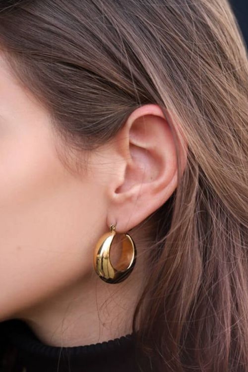 MEDIUM STATEMENT 70'S HOOPS