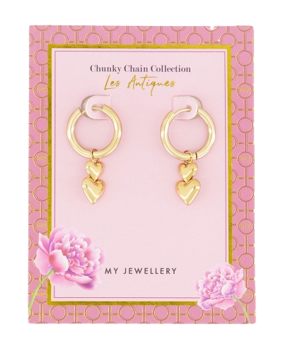 My Jewellery Oorringen dubbel hartje MJ041381200