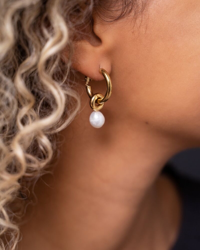 My Jewellery Oorringen met parel MJ018701200