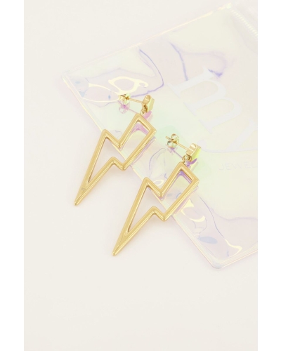 STARMOOD OORHANGERS BLIKSEM GOUD