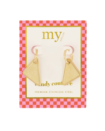 My Jewellery Candy couture oorringen My Jewellery logo goud