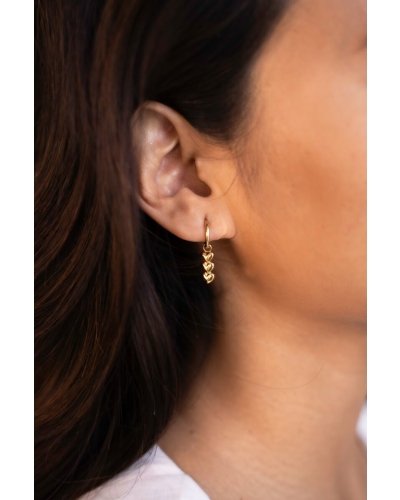 My Jewellery Earring three hearts MJ067081200