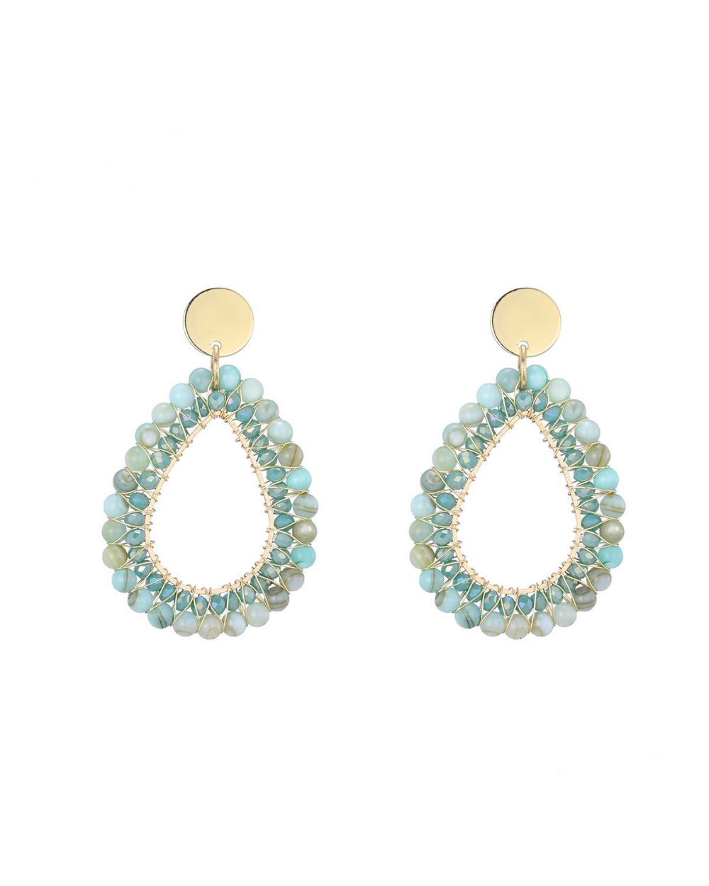 Gossip STATEMENT OORBELLEN MIX Turquoise