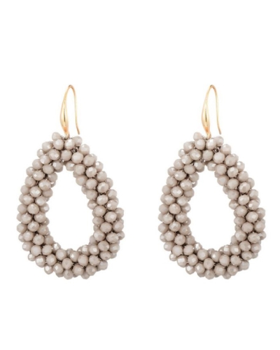Gossip STATEMENT OORBELLEN DRUPPEL LIGHT TAUPE