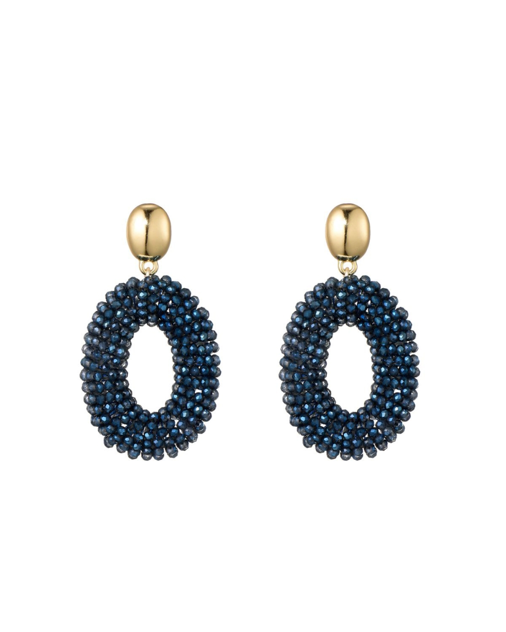 OVALEN STATEMENT OORBELLEN BLAUW 