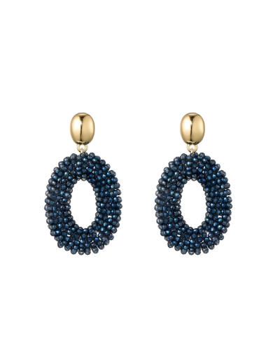 Gossip OVALEN STATEMENT OORBELLEN BLAUW 