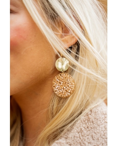 Gossip STATEMENT OORBELLEN LIVA BEIGE 