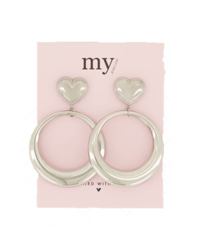My Jewellery EARRINGS STATEMENT HEART | MY JEWELLERY 