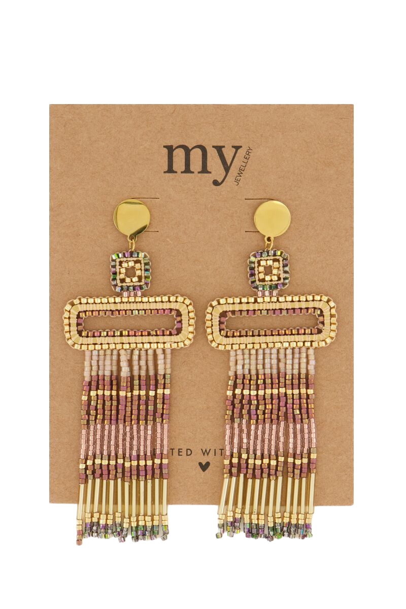 EARRINGS BEADS STATEMENT | MY JEWELLERY 
