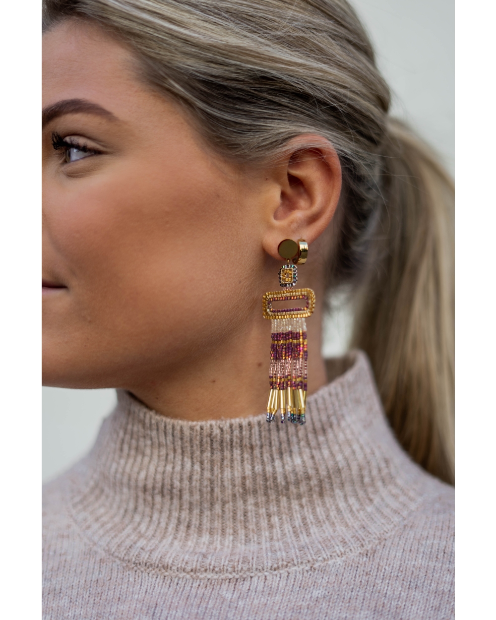 EARRINGS BEADS STATEMENT | MY JEWELLERY 