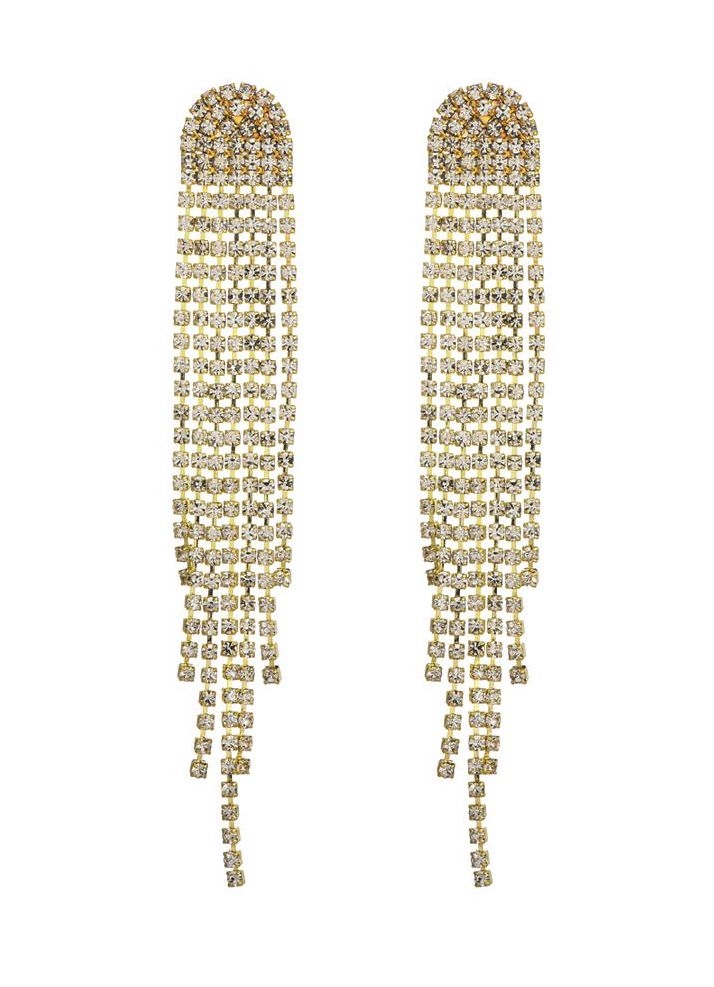 OORBELLEN MET STRASS STEENTJES 300557123