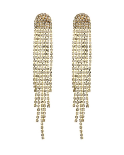 OORBELLEN MET STRASS STEENTJES 300557123