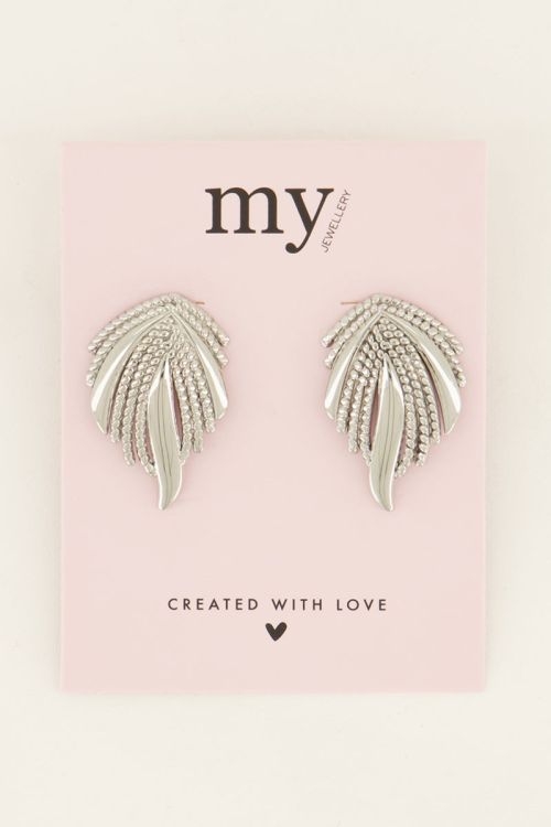 EARRING FANCY DROP ZILVER