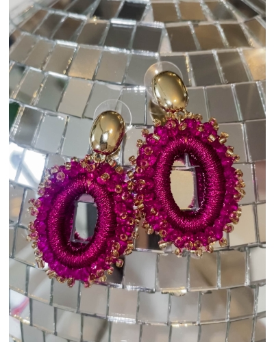 Gossip OVALEN STATEMENT OORBELLEN ROZE