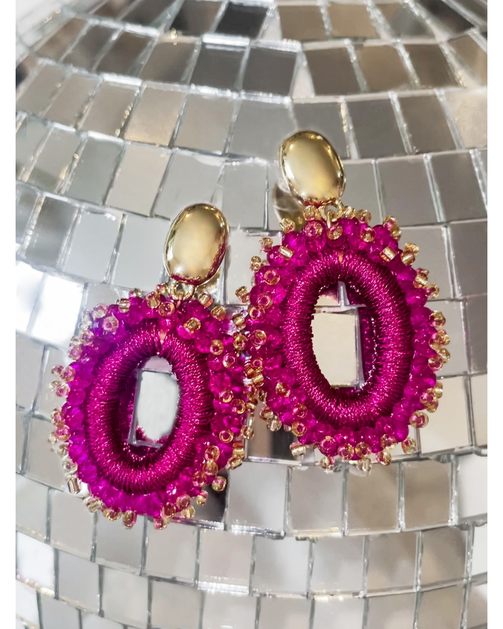 OVALEN STATEMENT OORBELLEN ROZE