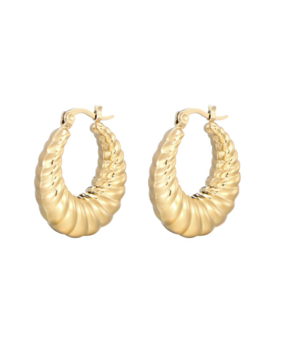 Gossip OVALEN SWIRL OORBELLEN Goud