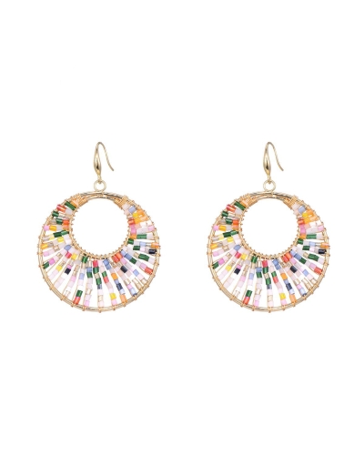 OVALEN OORHANGERS MET CRYSTAL STRASS STENEN