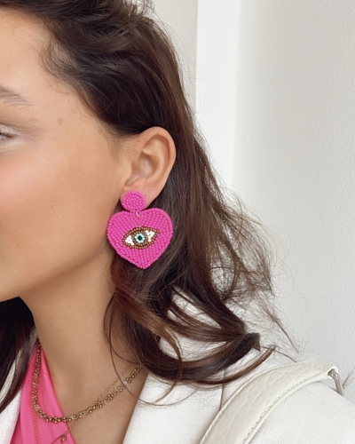 KRALENOORBELLEN MET OOG FUCHSIA