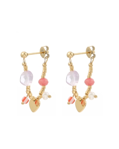 Gossip CHAIN OORBELLEN BISOUS GOUD