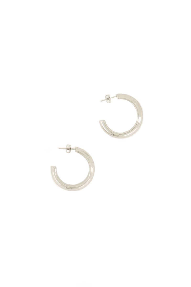 OORRINGEN KLEIN ROND ZILVER