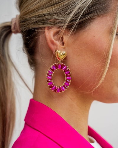My Jewellery My Jewellery Oorbellen MJ08044 Roze