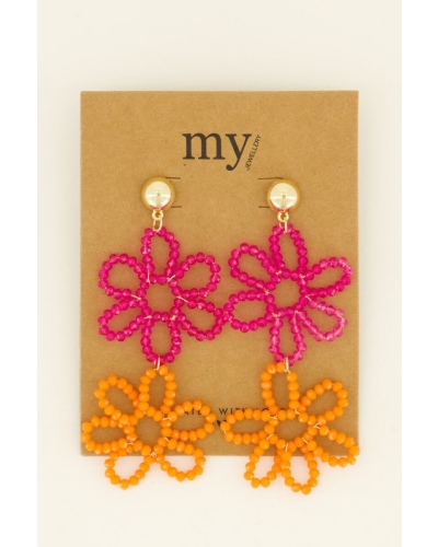My Jewellery My Jewellery Oorbellen MJ08798 Fuchsia